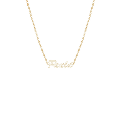 Name necklace "Handwriting" (Silver)